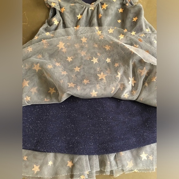 BCBG Girls Tulle Sparkle Star Dress size 2T - Picture 5 of 8